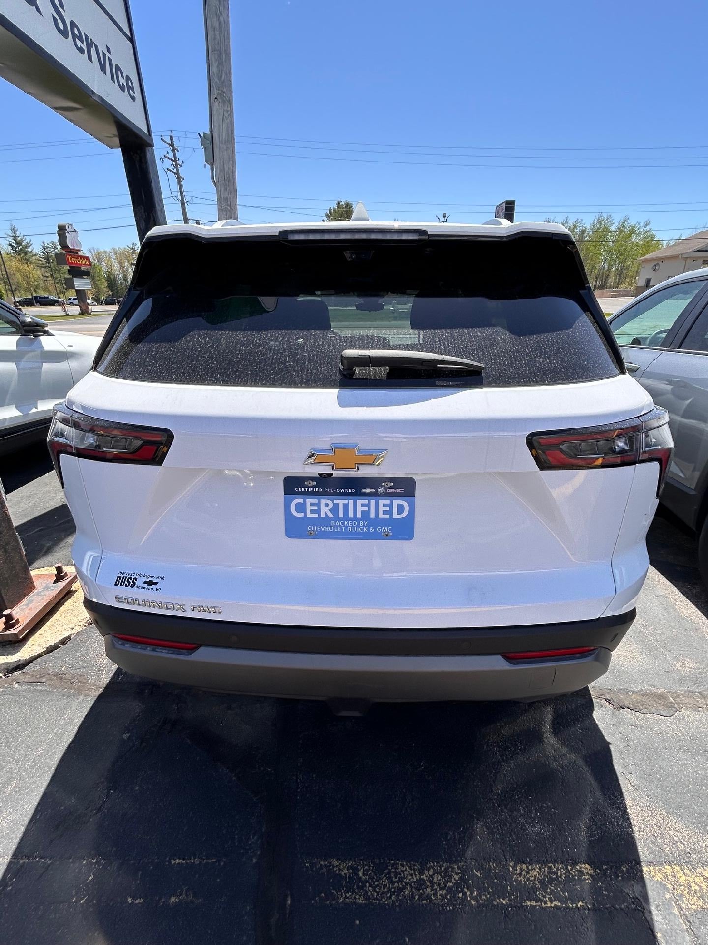 2025 Chevrolet Equinox — rear three-quarter view