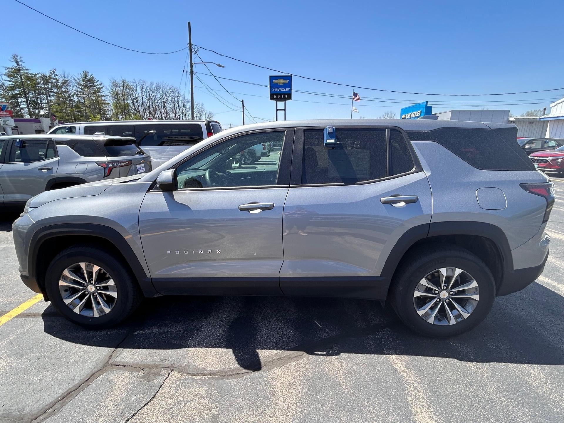 2026 Chevrolet Equinox LT in Sterling Gray Metallic — front three-quarter view