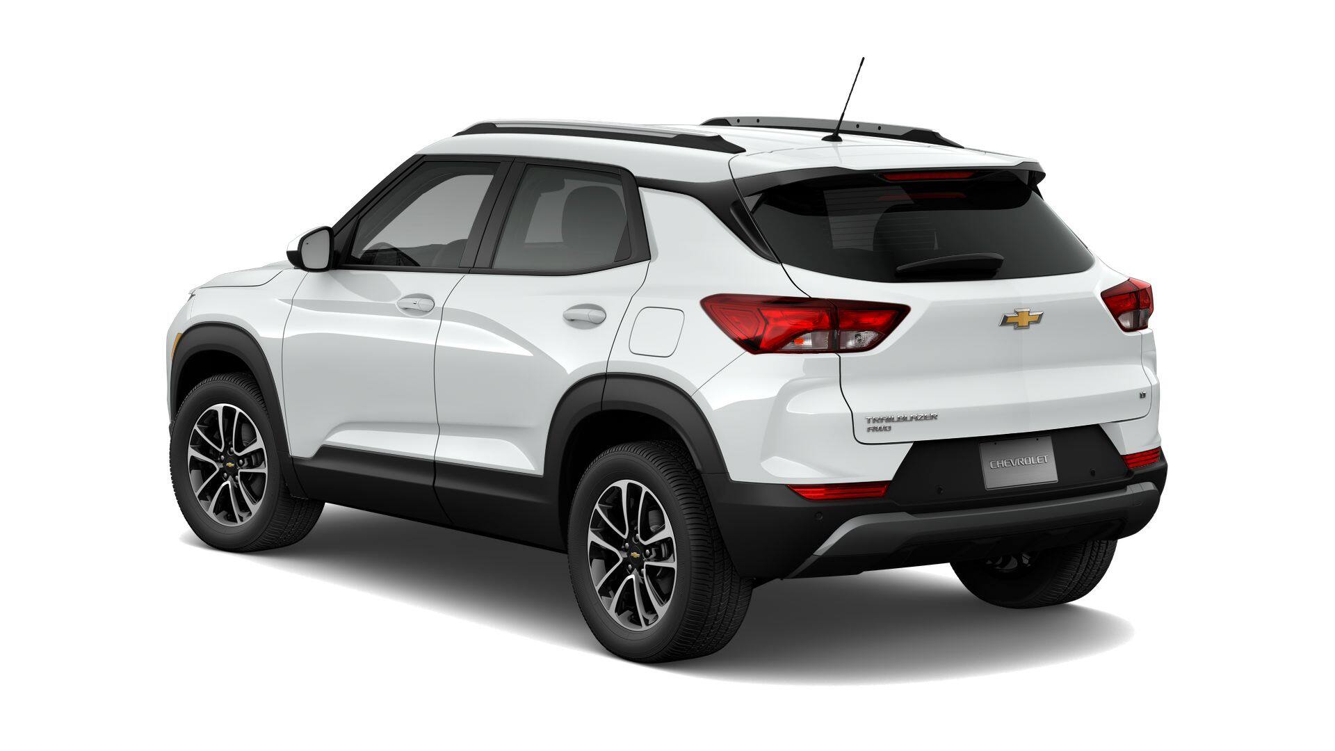 2026 Chevrolet Trailblazer LT in Summit White — front three-quarter view